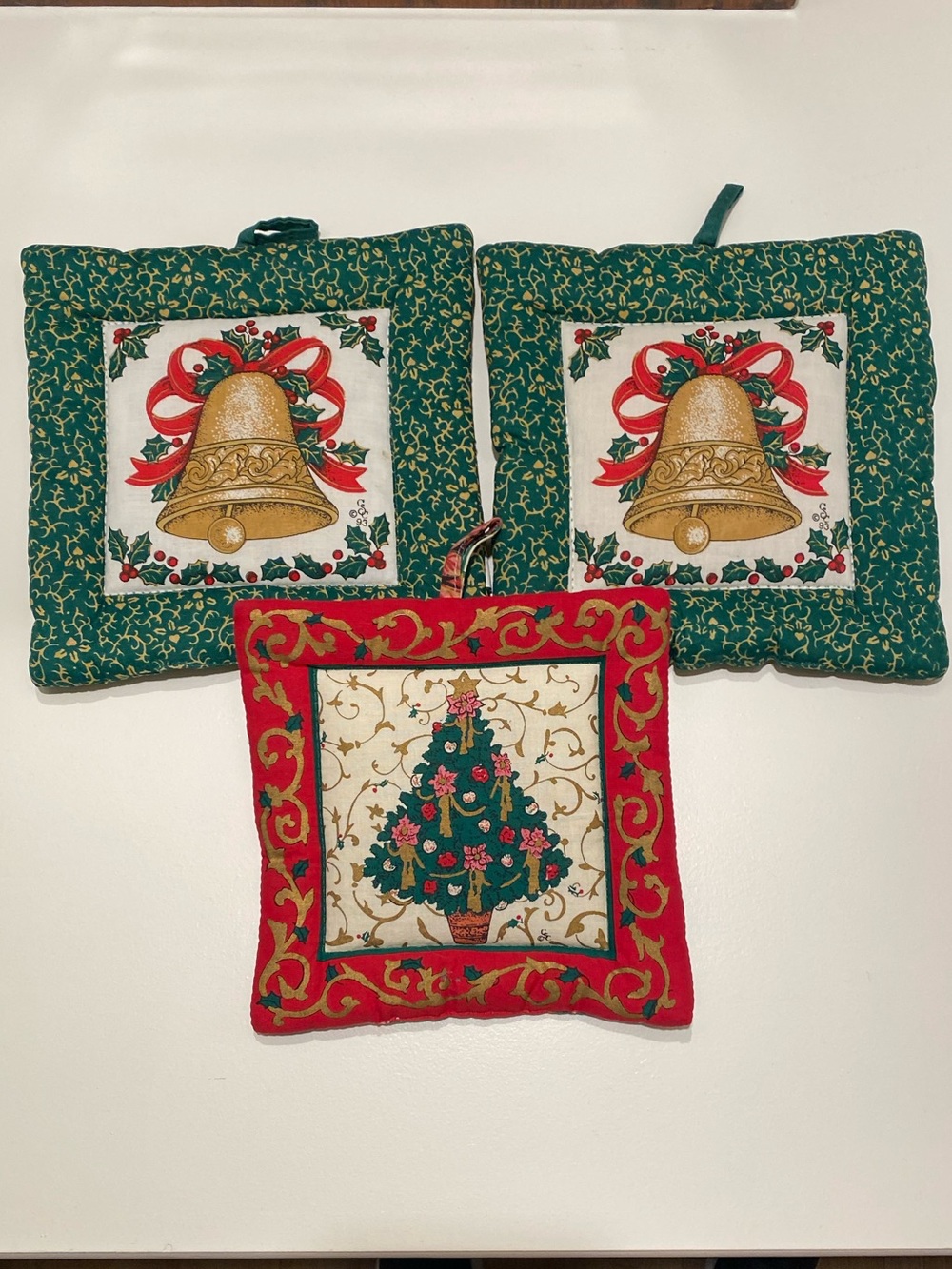 Christmas Hot Pads • Set of 3